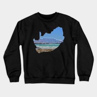 Iconic Table Mountain of South Africa Crewneck Sweatshirt